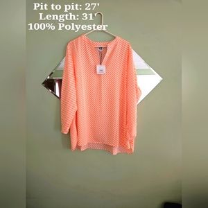 Anne Klein Orange/White 2x NWT